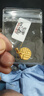 卡地金黃金吊墜女 足金999福字圓牌項鏈國潮掛墜鎖骨套鏈送女友送老婆 福牌吊墜（不含鏈）3.91克 曬單實拍圖