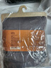 無(wú)印良品（MUJI）女式棉厚款U領(lǐng)八分袖T恤純棉打底衫打底衣家居服上衣女款保暖秋衣 中灰色 XL (165/92A) 曬單實(shí)拍圖