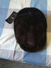 公主貂水貂皮帽中老年人水貂毛皮草帽子男士冬季老人帽冬天保暖鴨舌帽 咖啡 均碼 可調節有暗扣 曬單實(shí)拍圖