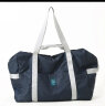 折叠旅行包防水男女单肩包手提包大容量行李袋健身包运动包训练包行李袋可插拉杆箱衣物收纳袋 深蓝色 实拍图
