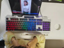 梦族机械手感键盘鼠标耳机三件套电竞游戏专用笔记本电脑台式 黑色混光单键盘[普通版] 晒单实拍图