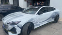 NXPPF改色膜進(jìn)口PET材質(zhì)車(chē)衣膜全車(chē)貼膜問(wèn)界SU7特斯拉汽車(chē)改裝 PET遠峰藍魅系列 曬單實(shí)拍圖