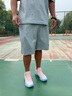 安踏（ANTA）KT3 team二代籃球鞋男鞋湯普森外場(chǎng)實(shí)戰(zhàn)防滑耐磨運(yùn)動(dòng)鞋中幫夏季 嬰兒粉/瀑布藍(lán)-4 41 曬單實(shí)拍圖