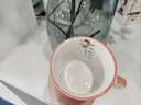 古杰士三麗鷗刻度牛奶杯陶瓷馬克杯兒童水杯子家用早餐杯2025新款高顏值 凱蒂貓-牛奶刻度杯-340ml 曬單實(shí)拍圖