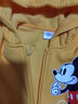 迪士尼寶寶（Disney Baby）迪士尼童裝男童紅色外套萌趣米奇連帽外套親膚 黃色 24個(gè)月/身高90cm 曬單實(shí)拍圖