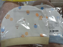 泡椒熊（pepperbear）2只裝嬰兒帽子0-3個月幼兒男女寶寶純棉新生兒胎帽 吊繩帽2只（帶水洗標）【藍+黃】 0-3個月/頭圍約30-40cm 曬單實拍圖