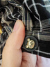 愛居兔夏季新款雙層撞色翻領(lǐng)洛麗塔風(fēng)短袖連衣裙EQLBJ2N011A 黑色格紋11 L 165/88A 曬單實(shí)拍圖