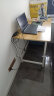 舒客艺家 电脑桌台式小户型小桌子家用学习桌写字办公书桌电竞长条桌子 木纹白架单桌100*60*74 加固电脑桌 实拍图