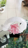 莫尼森  MOREISAN琉璃牡丹花擺件工藝品辦公室桌面裝飾藝術(shù)品擺件喬遷生日禮物女 牡丹系列-富貴圓滿(mǎn)(粉燒) 曬單實(shí)拍圖