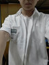 威登羊衣服男貼標華夫格短袖T恤夏季港風(fēng)休閑套裝百搭九分褲三件套男裝 白色+白T+黑色束腳褲 XL 曬單實(shí)拍圖