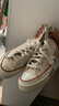 匡威（Converse）1970s 經(jīng)典三星標(biāo)高幫鞋情侶運(yùn)動鞋學(xué)生鞋休閑帆布鞋男女鞋多巴胺 162053C 米白色 36.5 /4 曬單實(shí)拍圖