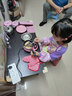 Eve Stone SPECIAL GIRL LIKE YOU兒童迷你廚房真煮套裝小廚房做飯可吃玩具女孩生日六一兒童節禮物 粉43件【煎鍋+大小2湯鍋蒸籠蒸鍋 曬單實(shí)拍圖
