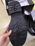 老爺車(chē)高幫皮鞋男棉鞋冬季加絨短靴男牛皮防滑青中年戶(hù)外雪地靴爸爸棉鞋LYCM7055黑色40 曬單實(shí)拍圖