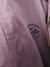 714street美式復古棉服男2024秋冬新款潮牌情侶裝底特律夾克外套 紫色 L 曬單實(shí)拍圖