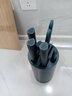刀具套裝廚具廚房刀具菜板菜刀套裝廚房用品全套廚房套刀套裝組合小天籟 【防銹款】刀具6件套+圓筒刀架+菜板 曬單實(shí)拍圖