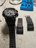 HKWF代用卡西歐G-SHOCK小泥王手表帶GG-1000/GWG-100/GSG-100樹(shù)脂表帶 黑色-銀色針扣 16mm 曬單實(shí)拍圖