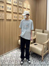 益帛工裝休閑褲男夏季新款美式高街潮牌寬松闊腿運(yùn)動(dòng)大碼直筒長(zhǎng)褲子男 黑色 XL【建議120-135斤】 曬單實(shí)拍圖