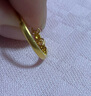 明牌珠寶七夕禮物足金黃金紅寶石祥云紋愛(ài)心戒指送禮女老婆AFM0205定價(jià) 足金 約2.63克 曬單實(shí)拍圖