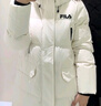FILA 斐護科技|斐樂(lè )官方女士長(cháng)款羽絨服舒適保暖連帽外套 云菇白-WT 175/92A/XL 曬單實(shí)拍圖