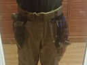中防汽修工裝褲男多口袋飛袋褲汽配工地工作褲牛津耐磨耐臟勞保服褲子 卡其色 L (175CM) 曬單實(shí)拍圖