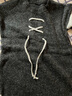 嘉曄（JIAYE）秋冬季毛衣男韓版潮流寬松休閑圓領(lǐng)針織衫百搭小清新撞色毛線衣件 下擺灰色 M 曬單實拍圖