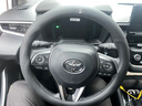 德言豐田方向盤套卡羅拉銳放鋒蘭達RAV4榮放賽那雷凌凱美瑞漢蘭達亞洲龍皇冠陸放威颯凌放格瑞維亞威蘭達銳志車把套防滑超薄款真皮 圓形超薄款【黑色線】帶車標 曬單實拍圖
