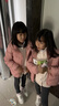 笛莎（DEESHA）童裝女童2025秋冬短款三防輕薄羽絨服外套 卡其綠 130 曬單實拍圖