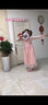 喵駝中學(xué)生小學(xué)生漢服女童6-7-8-10-11歲女孩古裝漢服櫻花公主裙襦裙古裝衣服兒童中國風(fēng)學(xué)生漢服 粉紅色：襦裙+大袖衫+繡花鞋 150 建議身高145-155 曬單實(shí)拍圖