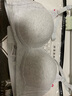 莫代爾 內(nèi)衣女無鋼圈大學(xué)生高中少女文胸夏季無痕小胸聚攏薄款胸罩 深灰 85A 38B 曬單實(shí)拍圖