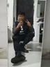 軒萊雅夏季機(jī)能工裝馬甲外套男ins潮流百搭寬松多口袋背心潮牌嘻哈坎肩 GC-M2003【黑色】 L 曬單實(shí)拍圖