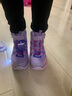 Skechers斯凱奇閃燈鞋童鞋兒童靴子女冬發(fā)光鞋保暖大童鞋302668L 曬單實(shí)拍圖