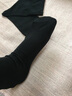 恒源祥襪子男夏季薄款男士絲襪中筒冰絲透氣防臭絲光棉襪 【超薄款】黑色5雙 曬單實(shí)拍圖