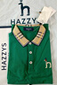 哈吉斯（HAZZYS）童裝男女童T恤夏新品經(jīng)典翻領(lǐng)彈力簡約短袖polo衫 松葉綠 130 曬單實拍圖