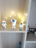威安 创意宇航员小摆件桌面客厅电视柜儿童房布置家居装饰摆设品 星空三件套（礼盒+灯带） 实拍图