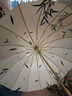 天瑋傘業(yè) TIANWEI UMBRELLA中國風雨傘長柄傘文藝復古高顏值竹傘木質手柄晴雨傘高端結實防曬 竹景 16骨 長柄傘 曬單實拍圖