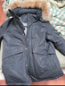KOLON SPORT/可隆防水羽絨服 男子戶外保暖防風(fēng)透濕Aurora極光鵝絨夾克 LHDJ4WTT97-BK 黑色 XL 曬單實(shí)拍圖