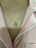 周生生愛(ài)情密語(yǔ)鉆石項鏈 18K彩金愛(ài)情小屋鉆石水晶 93037U 47厘米 曬單實(shí)拍圖