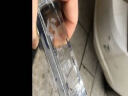 贝鲁斯水晶烟灰缸创意个性大号玻璃烟灰缸办公室酒店客厅摆件印字印标 透明10厘米（巴掌大小迷你版） 实拍图