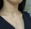 法蔻（farcoko）和田玉錦鯉項(xiàng)鏈女平安扣吊墜高級(jí)感走心實(shí)用生日520禮物送女友 和田玉錦鯉平安扣項(xiàng)鏈 曬單實(shí)拍圖