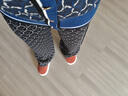 LI-NING 1990【金牌系列】女士印花直筒休閑長(cháng)褲AKXU550 黑色-2 L 曬單實(shí)拍圖