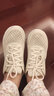 斯凱奇（Skechers）女鞋夏季2025新款運(yùn)動(dòng)鞋輕便網(wǎng)面透氣跑步鞋軟底減震休閑鞋小白鞋 自然色-NAT/大網(wǎng)眼 37.5 曬單實(shí)拍圖
