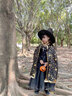 小咔衣濃女童萬(wàn)圣節表演服裝兒童cosplay表演演出服吸血鬼女巫幼兒園斗篷 萬(wàn)圣節黑色（隨機帽子+披風(fēng)） 160 曬單實(shí)拍圖