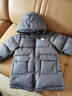 麗嬰房（Les enphants）麗嬰房三防兒童羽絨服鴨絨羽絨服秋冬款男童女童冬裝 深灰色 120 CM/6歲 曬單實(shí)拍圖