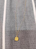 老鳳祥甜蜜小方糖黃金項鏈足金爆閃織夢(mèng)網(wǎng)套鏈送女友老婆情人節生日禮物 精品5G方糖項鏈(約4.53g) 曬單實(shí)拍圖