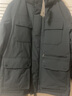 哈吉斯（HAZZYS）男裝 冬季男外套可拆卸帽子【三防】羽絨服男ASFZU0ADX05 深灰色CC M （170/92A 46） 曬單實(shí)拍圖
