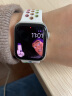 图登适用苹果手表表带apple watch9硅胶iwatchSE/7/8运动表带男女潮流 经典-白色 42/44/45/49mm（标准码） 实拍图