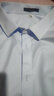 羅蒙（ROMON）可機洗DP成衣免燙純棉襯衫男長(cháng)袖白襯衫商務(wù)休閑襯衣高端工裝定制 GC999淺藍長(cháng)袖【純棉免燙】 常規 45 【215-230斤】 曬單實(shí)拍圖