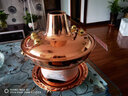 拜杰(Baijie)木炭火鍋加厚紫銅火鍋鍋具家用銅鍋火鍋爐銅火鍋純老式 適用火鍋配件套裝 3cm 曬單實(shí)拍圖