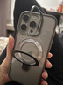 【品牌原裝】適用蘋(píng)果15promax手機殼磁吸支架iphone14防摔保護套 【鈦金灰】磁吸隱形支架 高透亮 iPhone 15 Pro Max 曬單實(shí)拍圖
