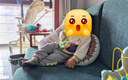 幼稚龍嬰兒地板鞋秋冬加絨加厚寶寶防滑鞋襪兒童居家學(xué)步鞋保暖防涼鞋 男寶2雙【藍+綠】可備注自選 14.5 M碼【腳長(cháng)14cm內】建議1.5-2.5歲 曬單實(shí)拍圖